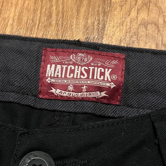 Matchstick Cargo Pants Men Large‎ 32 Utility Workwear Trousers - Picture 7 of 8